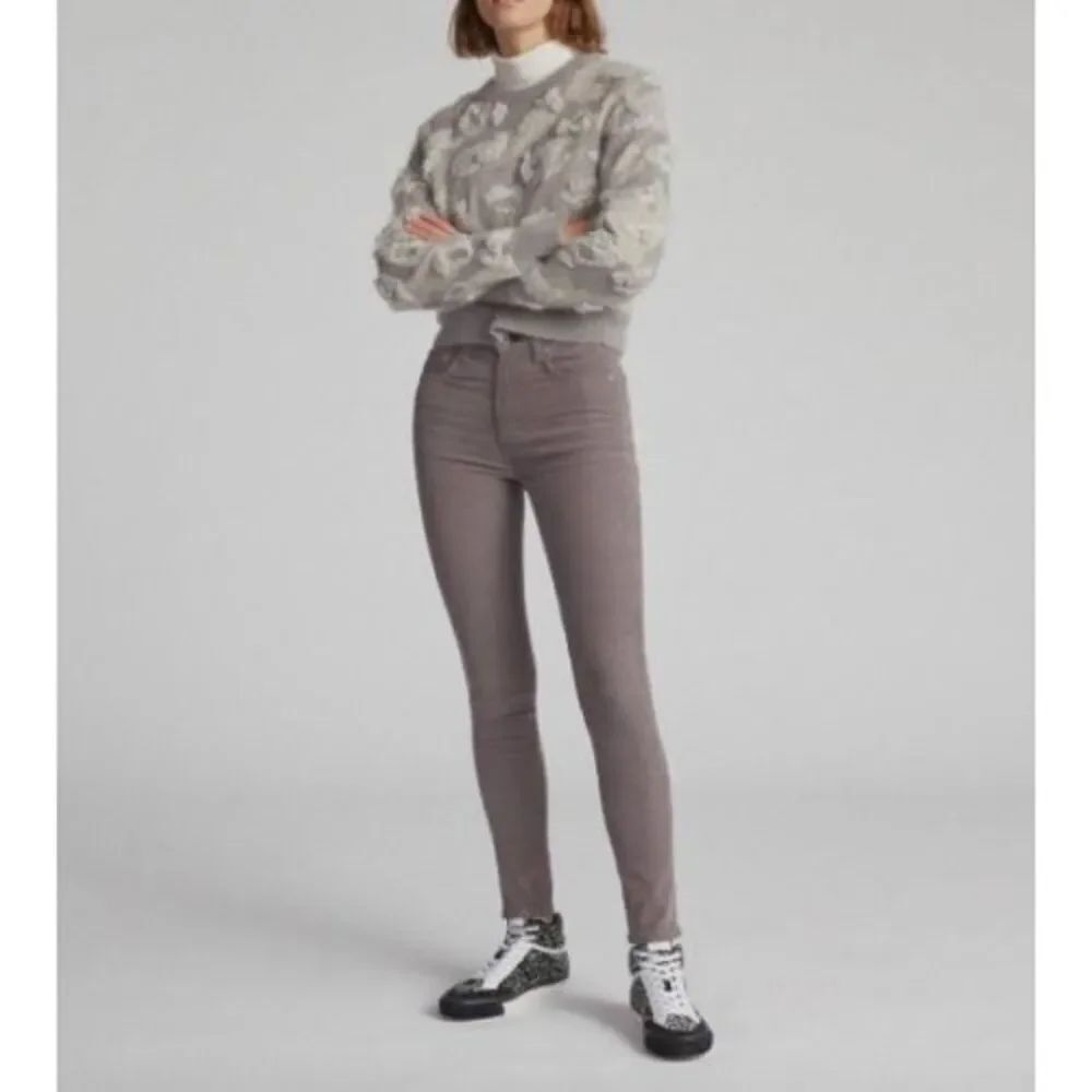Rag & Bone High Rise Skinny Corduroy Jean in Nickel Size 27